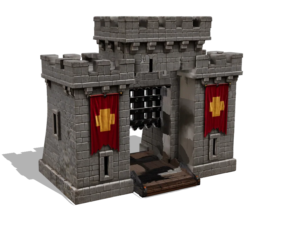 Hitem3D 2.1: Castle gate