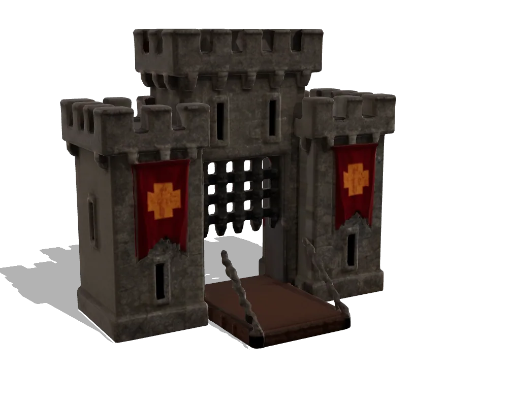 Hunyuan3D 2: Castle gate