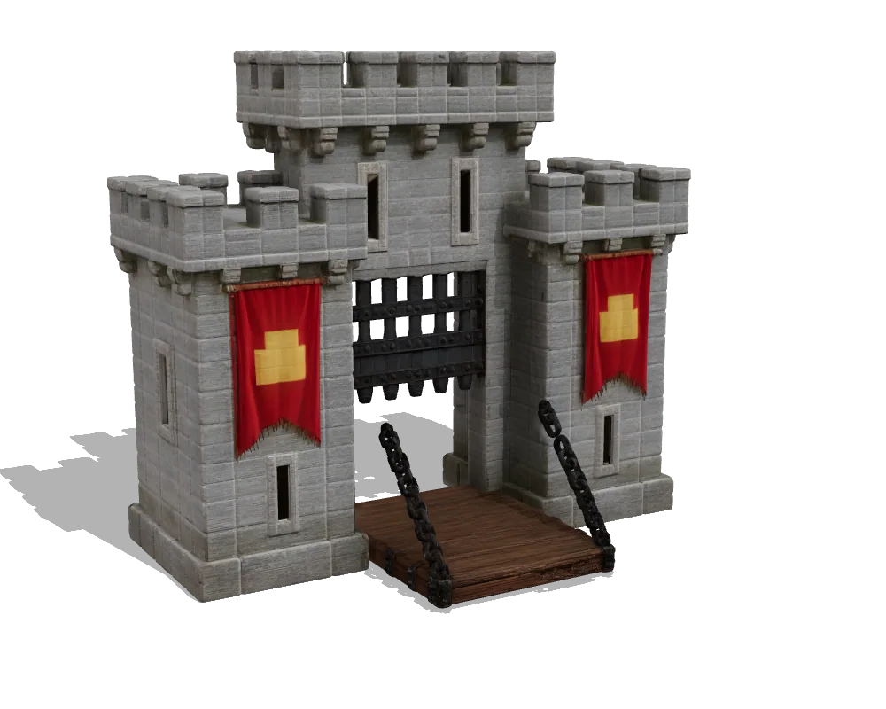 Hunyuan3D 3.1 Pro: Castle gate
