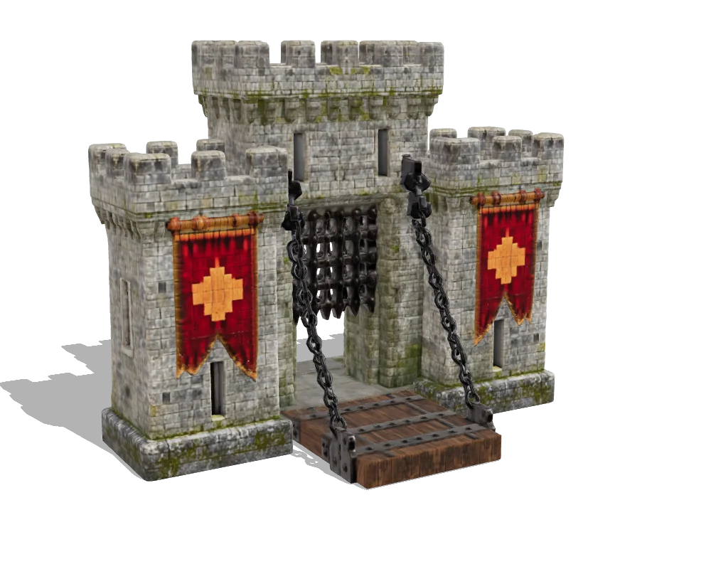 TRELLIS 2: Castle gate
