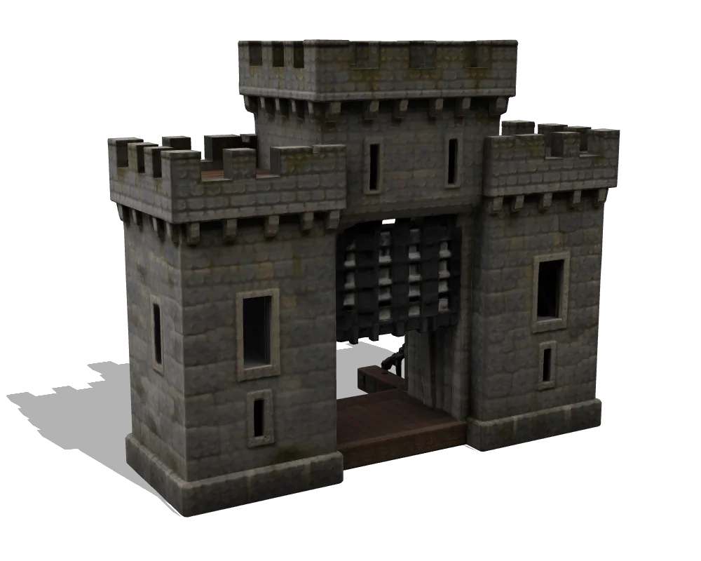 TRELLIS (multi-view), Castle gate: Back
