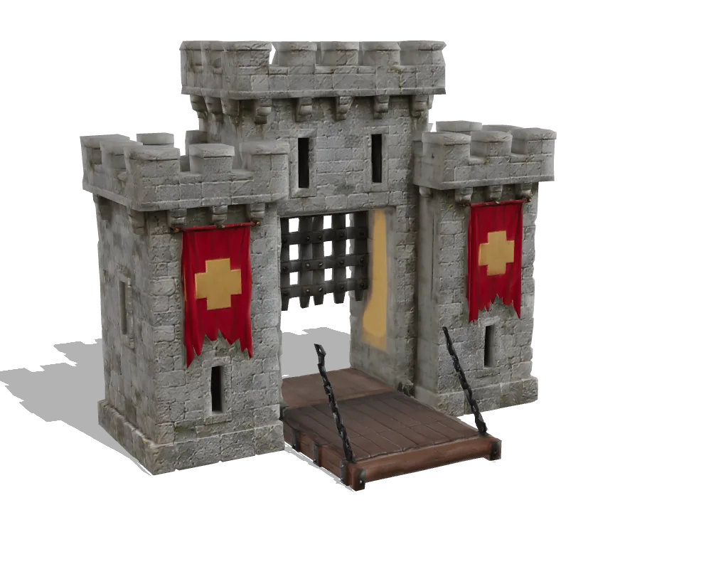 Tripo 3.1: Castle gate