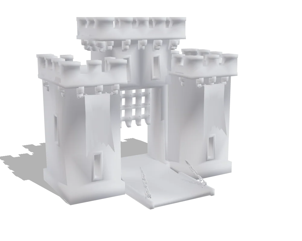 Tripo P1, Castle gate: Shape only