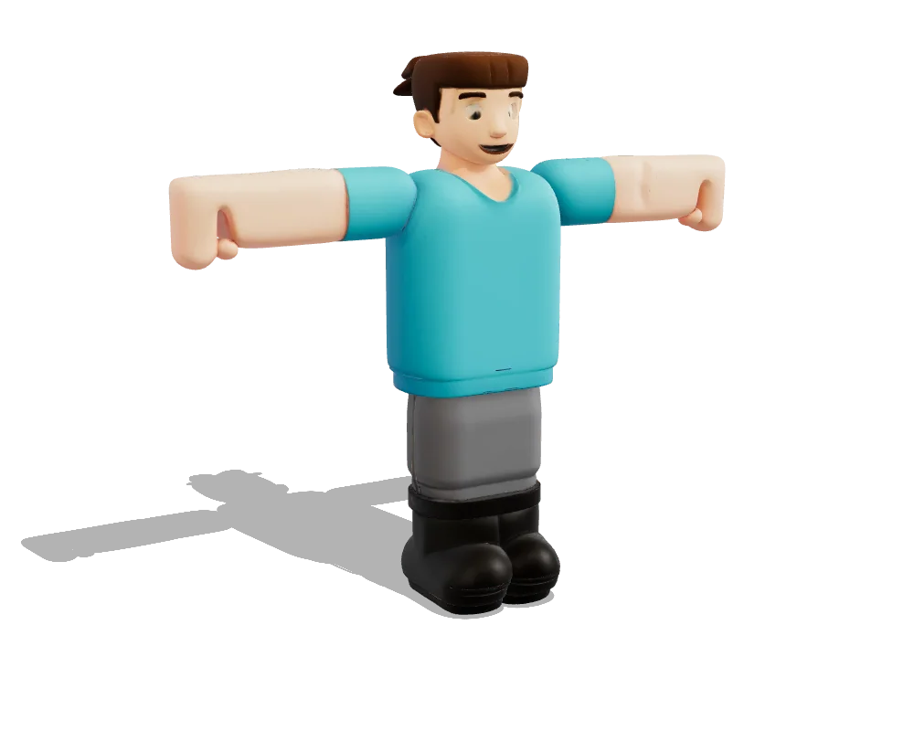 ReconViaGen 0.5: T-posed character