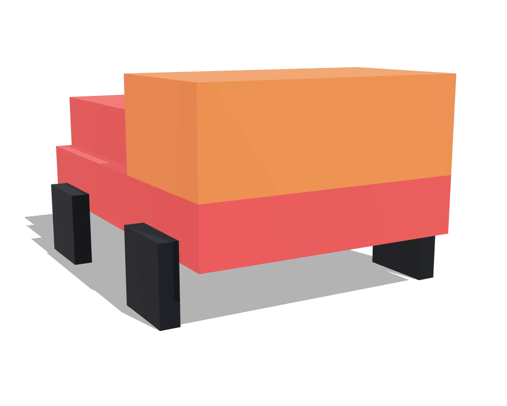 Pickup truck: The block-out
