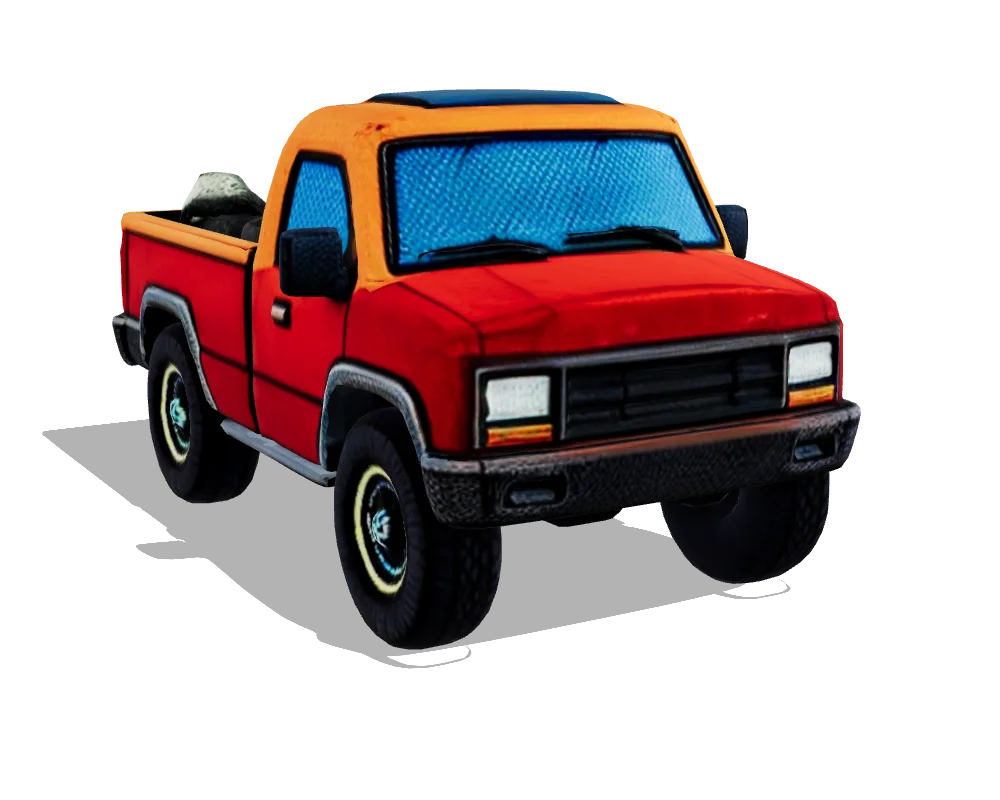 Hunyuan3D 2: Pickup truck