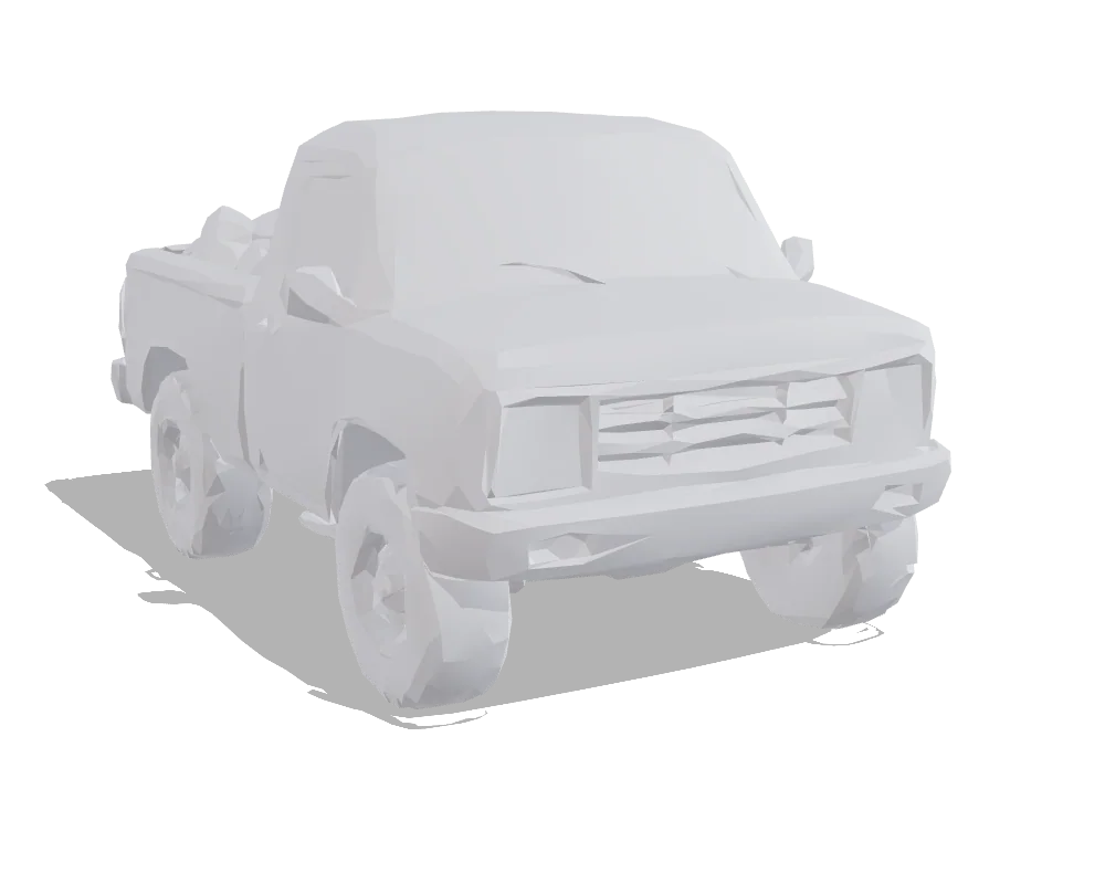 Rodin Gen-2.5 Fast, Pickup truck: Shape only
