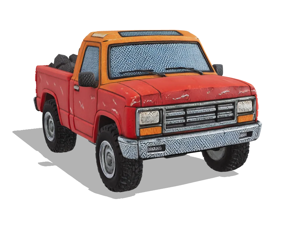 Rodin Gen-2.5: Pickup truck