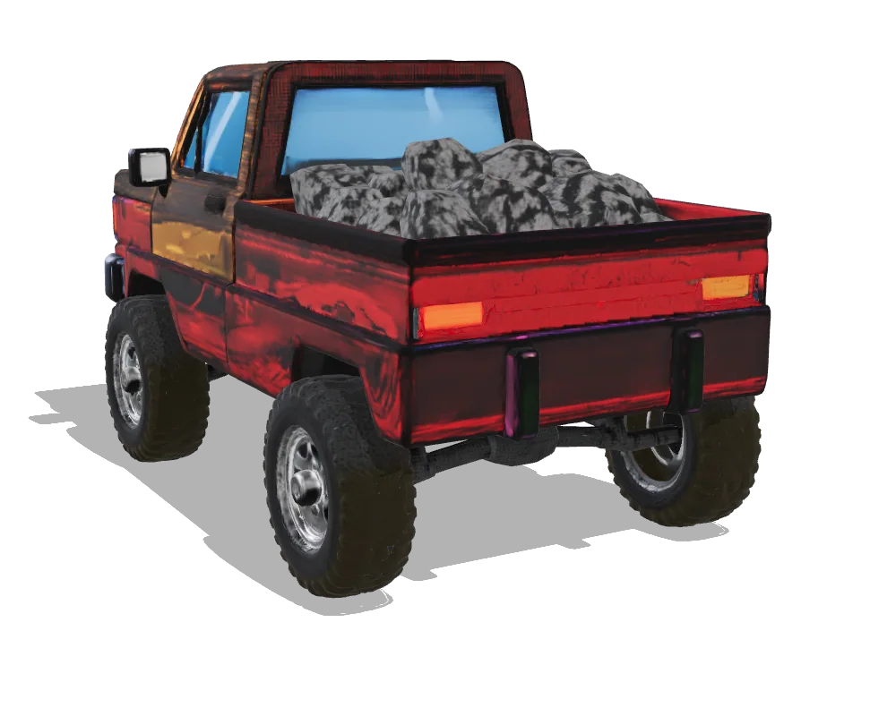 TRELLIS 2, Pickup truck: Back