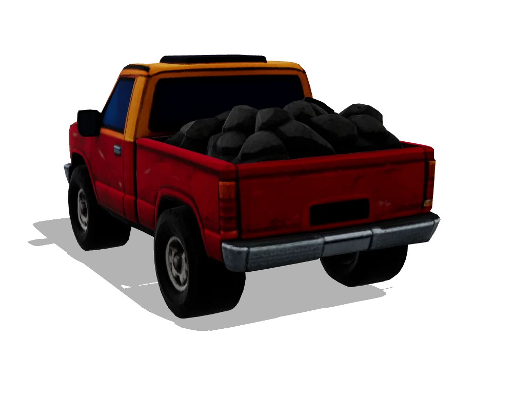 TRELLIS (multi-view), Pickup truck: Back