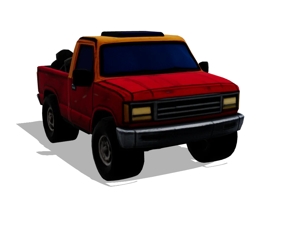 TRELLIS (multi-view): Pickup truck