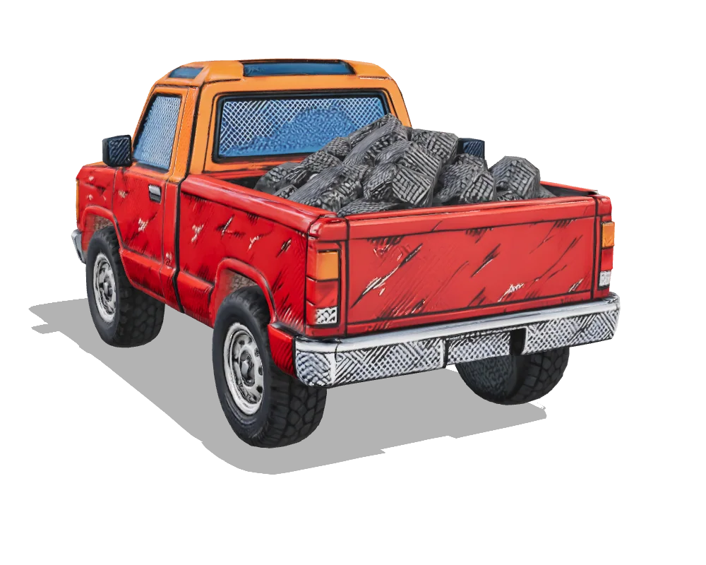 Tripo 3.1, Pickup truck: Back
