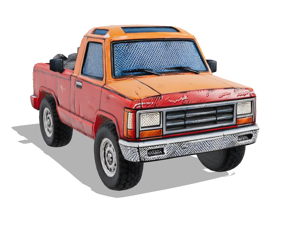 Tripo 3.1: Pickup truck