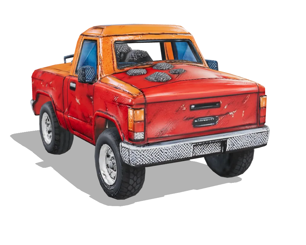 Tripo P1, Pickup truck: Back