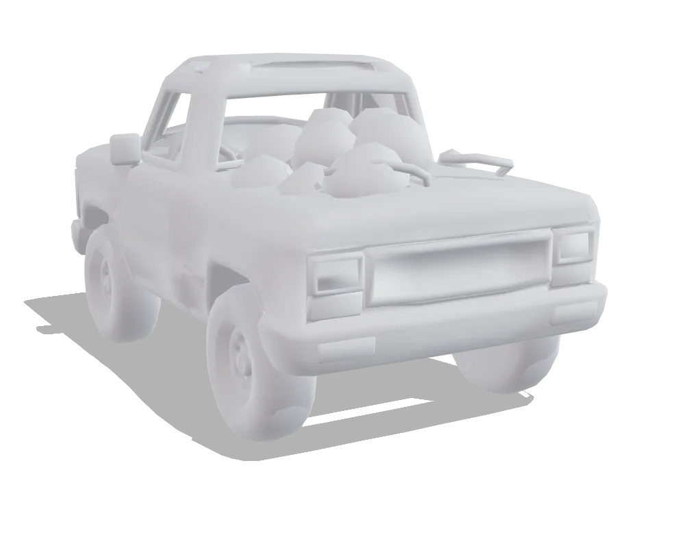 Tripo P1, Pickup truck: Shape only